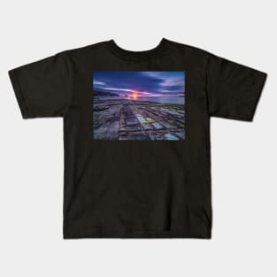 Tessellated Sunrise Kids T-Shirt